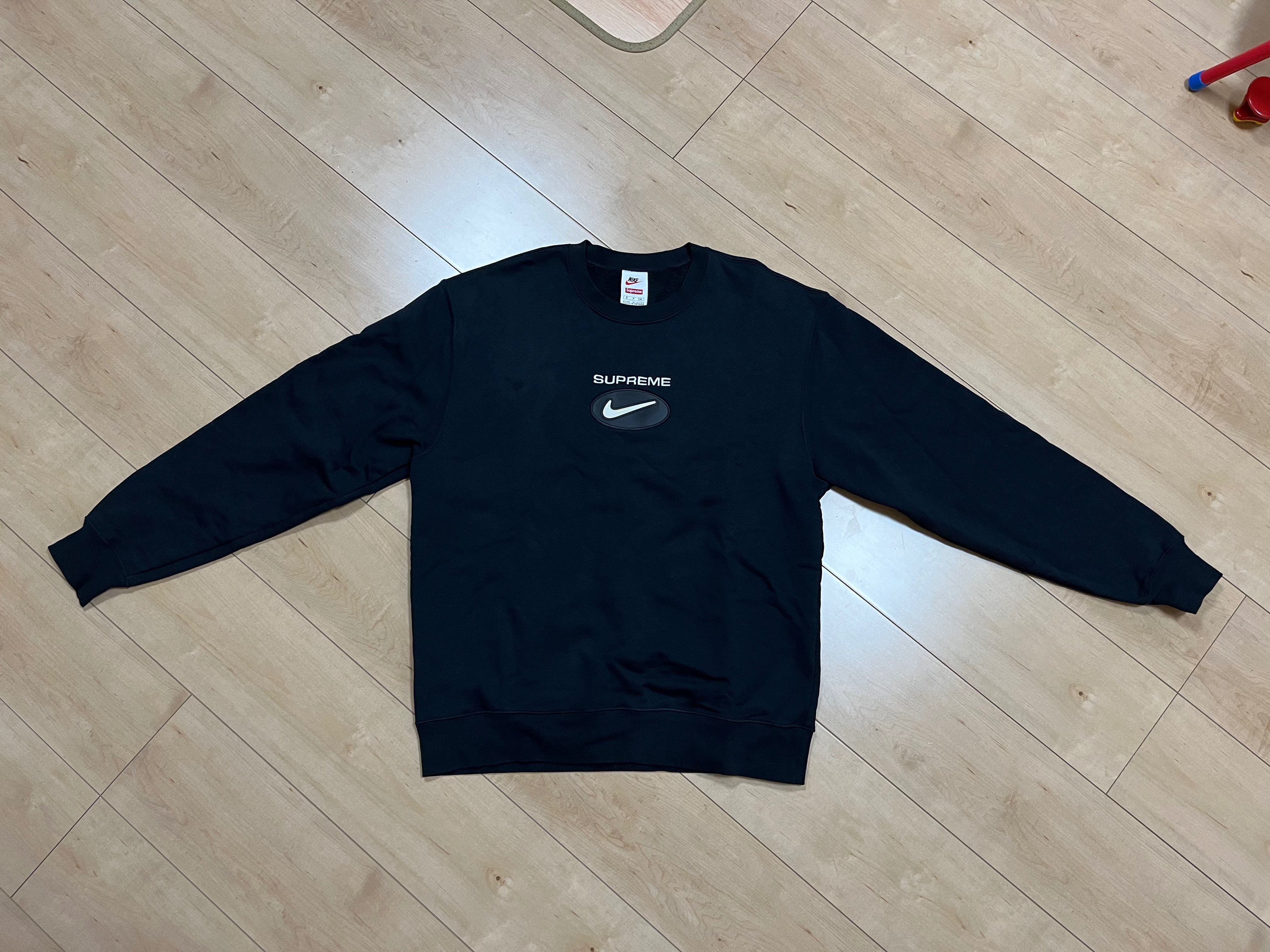 Supreme / Nike Jewel Crewneck "Black"
