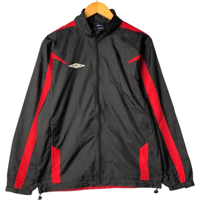 古着 00年代 アンブロ UMBRO バックロゴ ナイロンジャケット メンズS相当/eaa570553