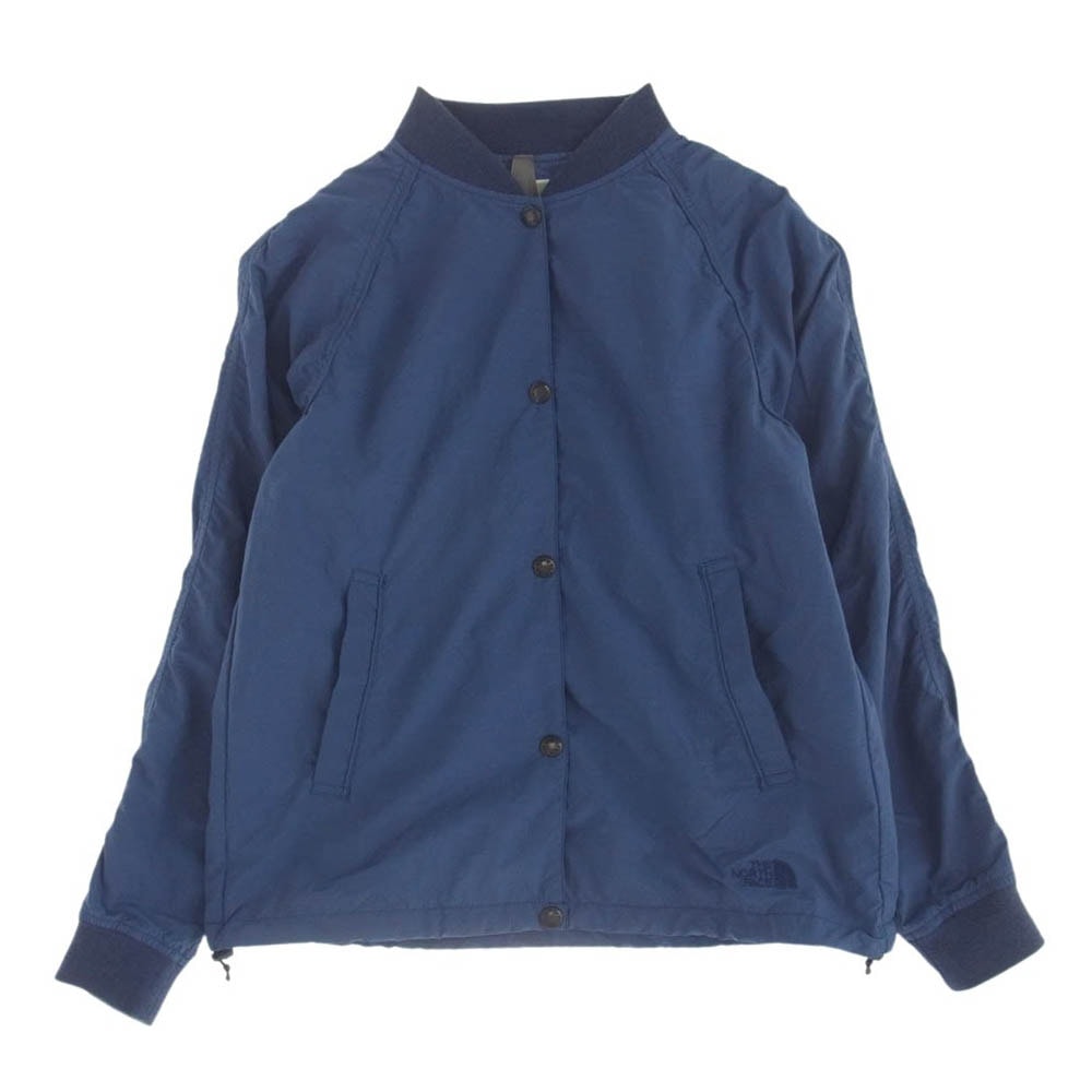 THE NORTH FACE ノースフェイス スタジャン NPW21836 BB Stadium Jacket ベースボール スタジアム ジャケット ナイロン ブルゾン ブルー系 M【中古】