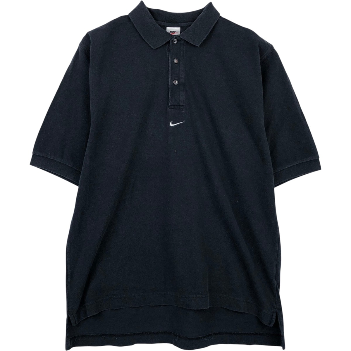 古着 90年代 ナイキ NIKE センターロゴ 半袖 ポロシャツ メンズM相当 ヴィンテージ/eaa623994