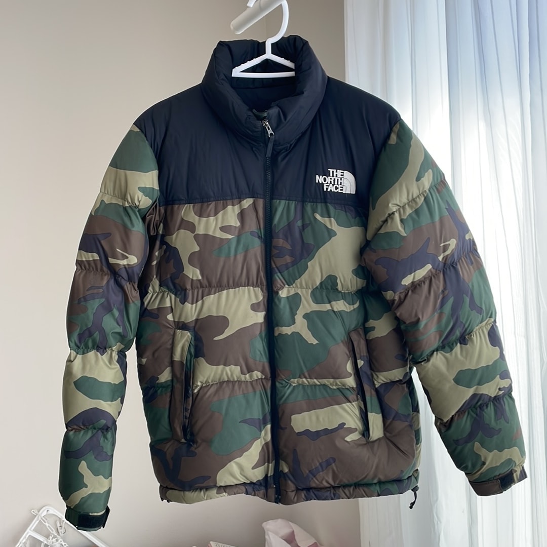 The North Face NV Nuptse Jacket WD "Camo"