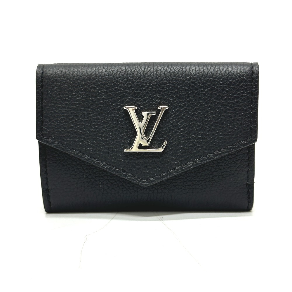 ルイヴィトン LOUIS VUITTON M63921 ポルトフォイユロックミニ イニ有 Y・F 3つ折り財布 トリヨンクレマンス ノワール 未使用