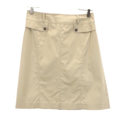 BURBERRY BLUE LABEL バーバリーブルーレーベル 日本製 三陽商会 ミニ丈 台形 スカート 38 ベージュ系