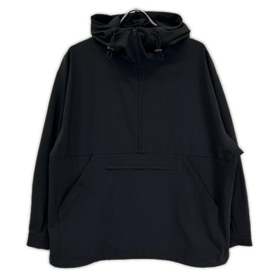 クラネ 24SS ブラック PACKABLE RASH GUARD HALF ZIP マウンテンパーカ 1
