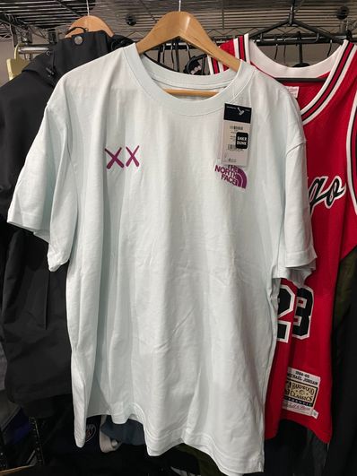 The North Face Kaws Tee "Ice Blue"