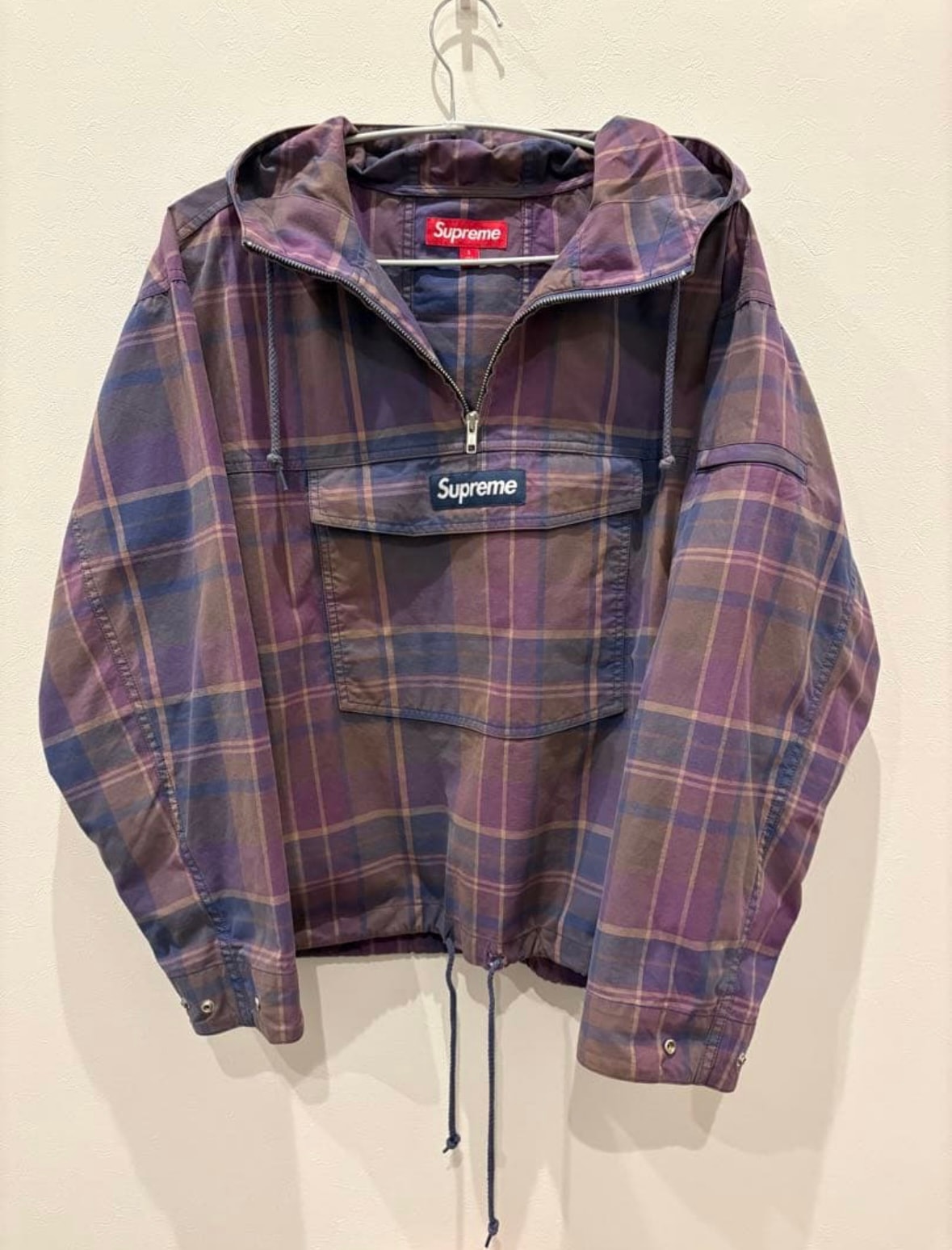 Supreme Cotton Utility Anorak "Plaid"