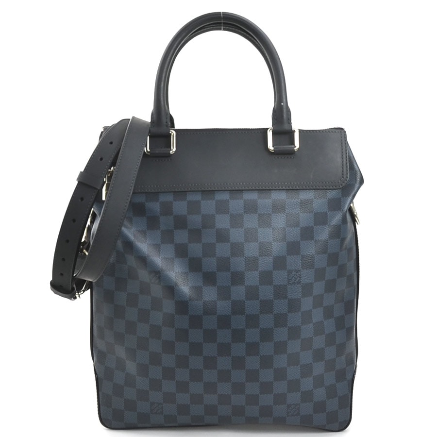 ルイ ヴィトン LOUIS VUITTON ハンドバッグ ショルダーバッグ ダミエ コバルト グリニッジ PVC/ダミエ コバルト ネイビー メンズ N41351【中古】 99999g