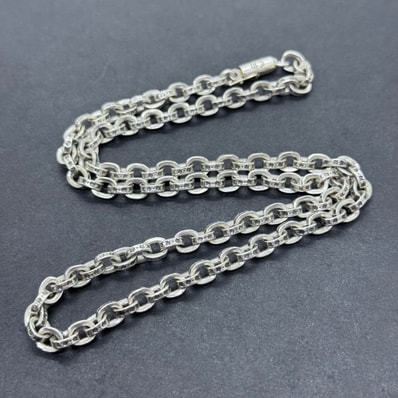 Chrome Hearts Paper Chain Necklace "Silver"
