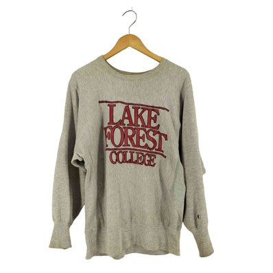 90S USA製 Reverse Weave カレッジプリント リバースウィーブ【1140800029432】