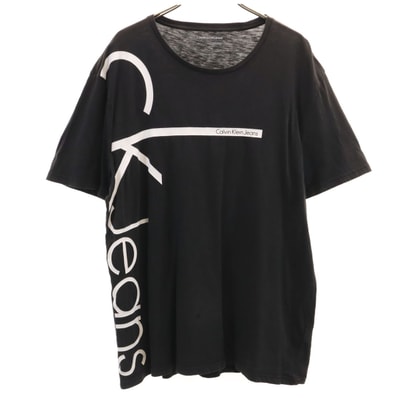 Calvin klein Jeans カルバンクラインジーンズ 半袖 Tシャツ L ブラック