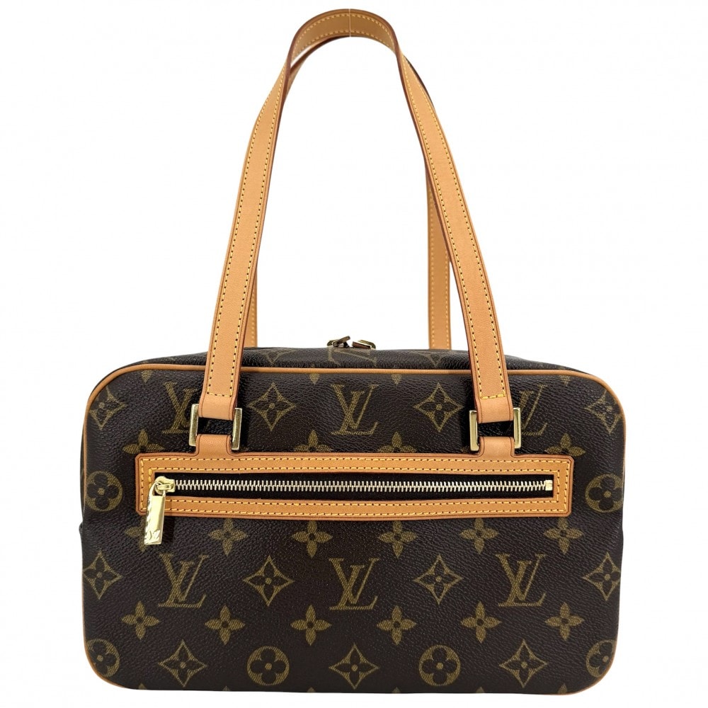 LOUIS VUITTON ルイヴィトン ハンドバッグ シテMM 肩掛け Cite MM M51182 モノグラムキャンバス    ブラウン 茶 ゴールド金具 レディース 美品【中古品】