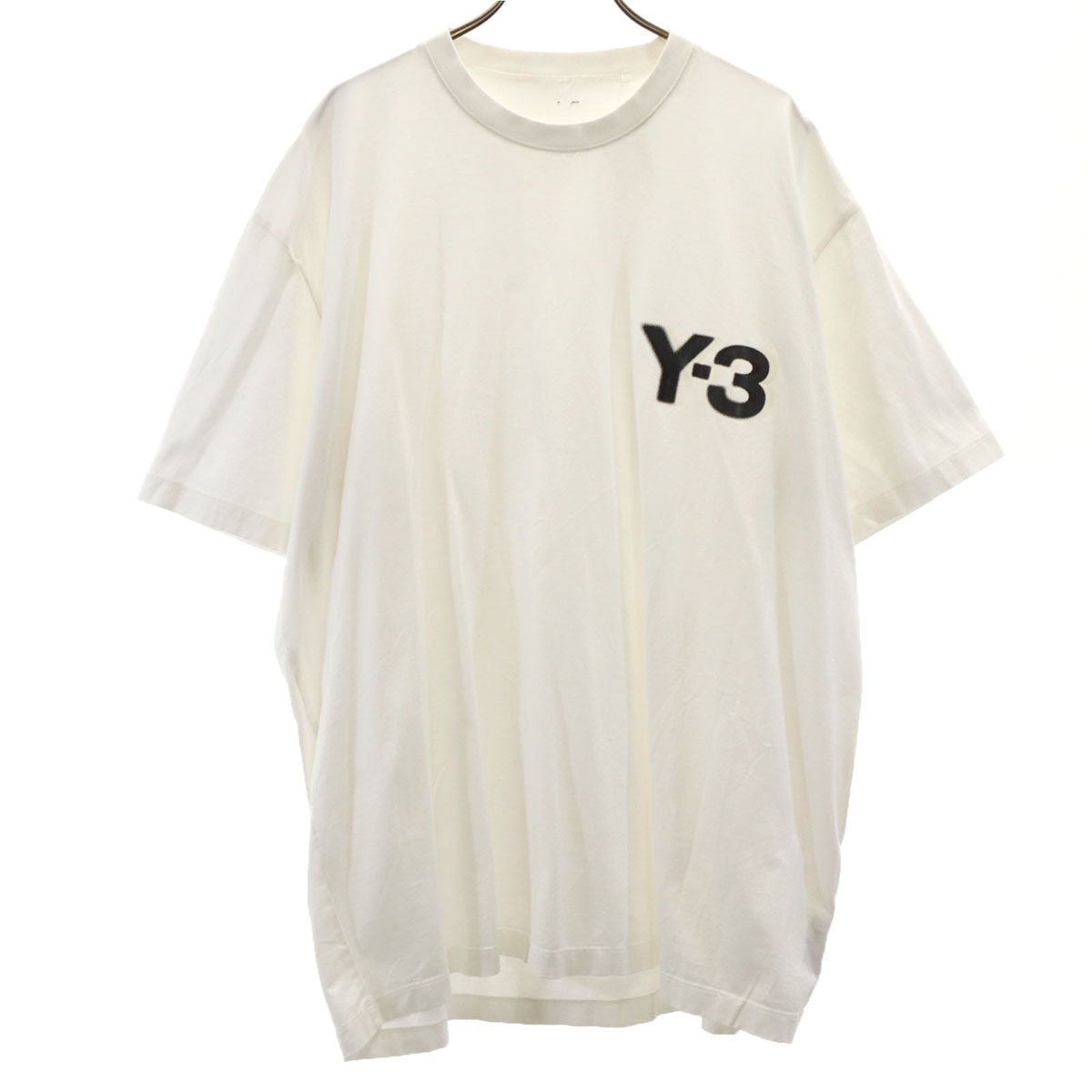 Y-3 ワイスリー 半袖 Tシャツ 2XL ホワイト ヨウジヤマモト ビッグサイズ