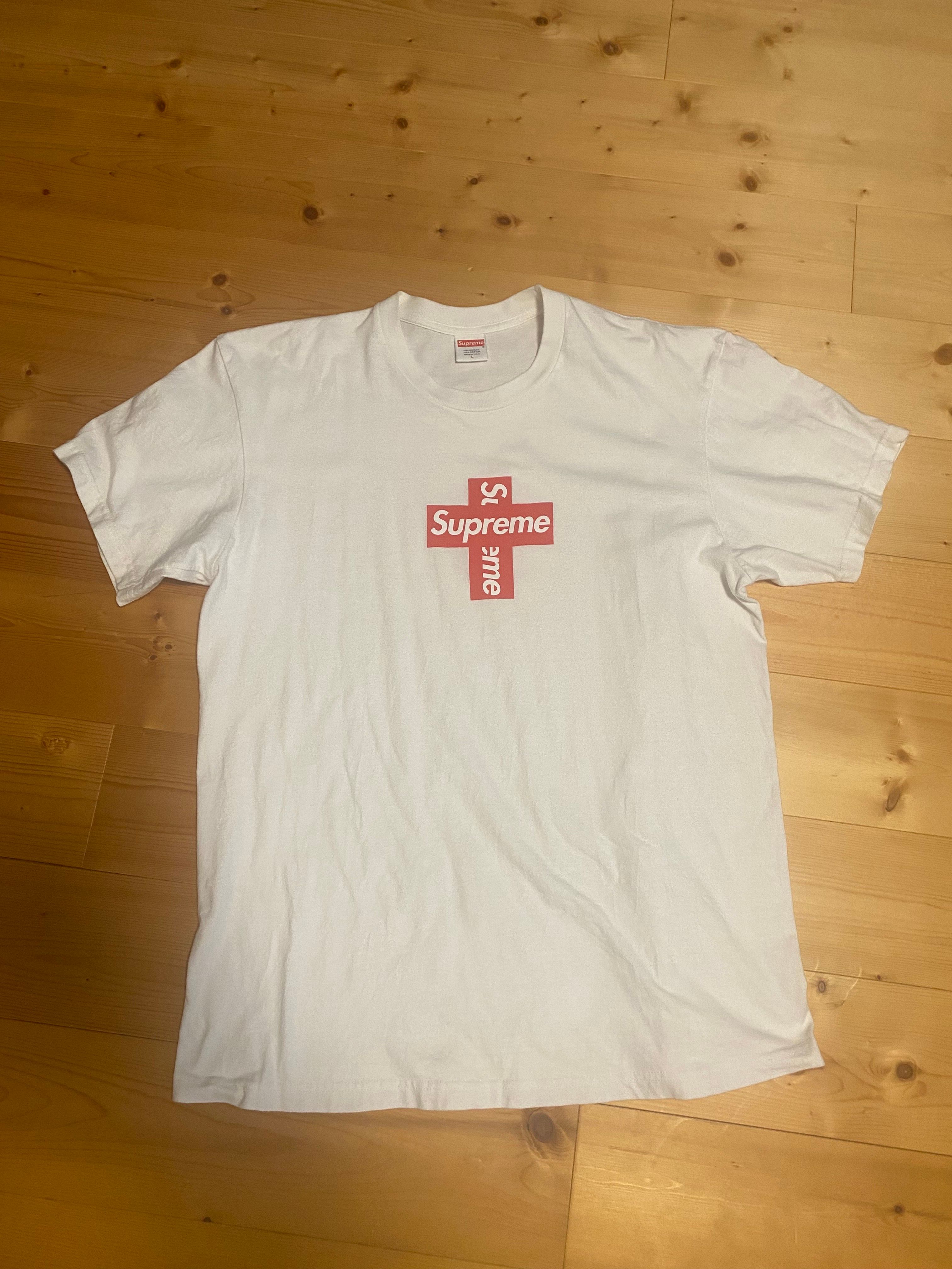 Supreme Cross Box Logo Tee "White"