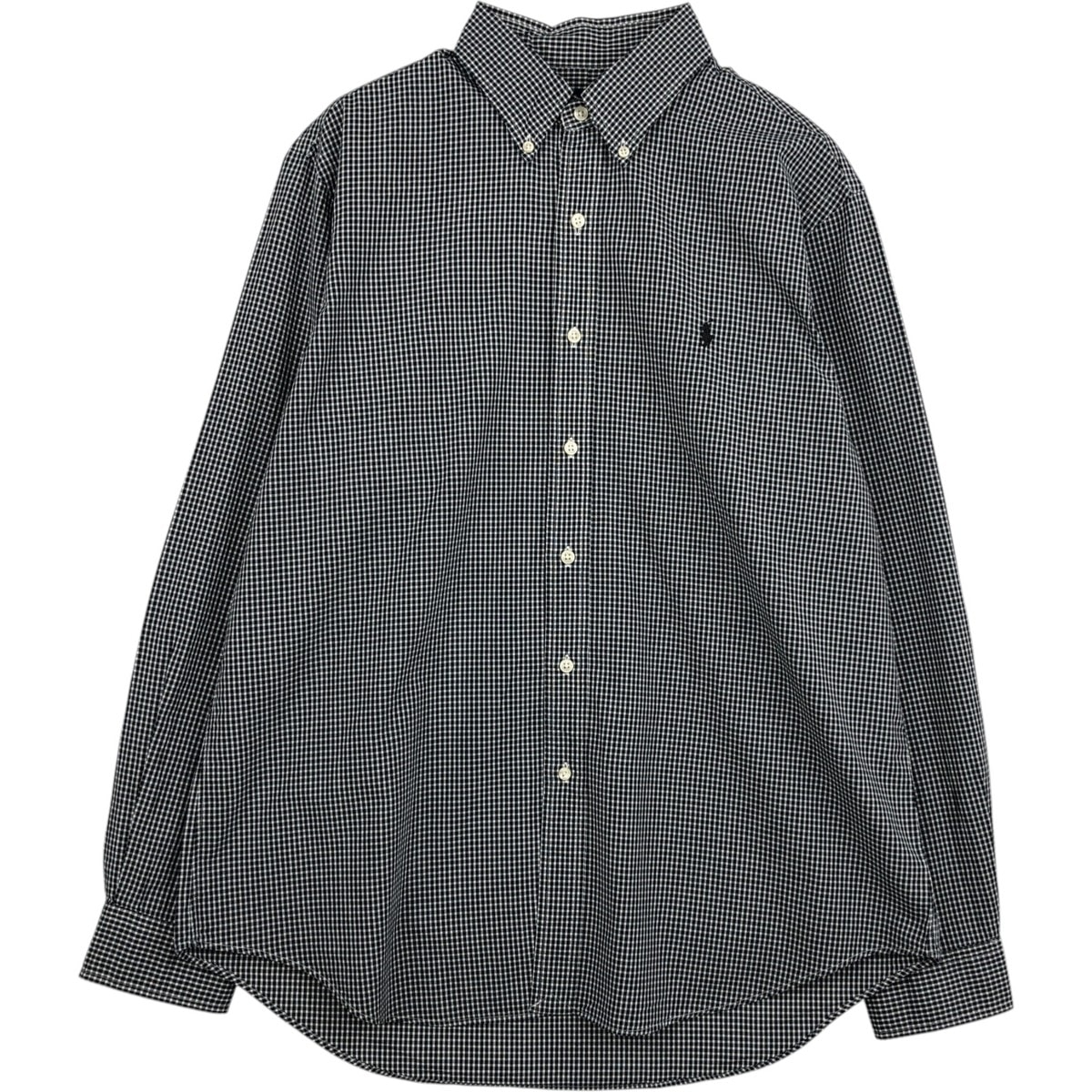 古着 ラルフローレン Ralph Lauren ギンガムチェック 長袖 ボタンダウンチェックシャツ メンズL相当/eaa629009