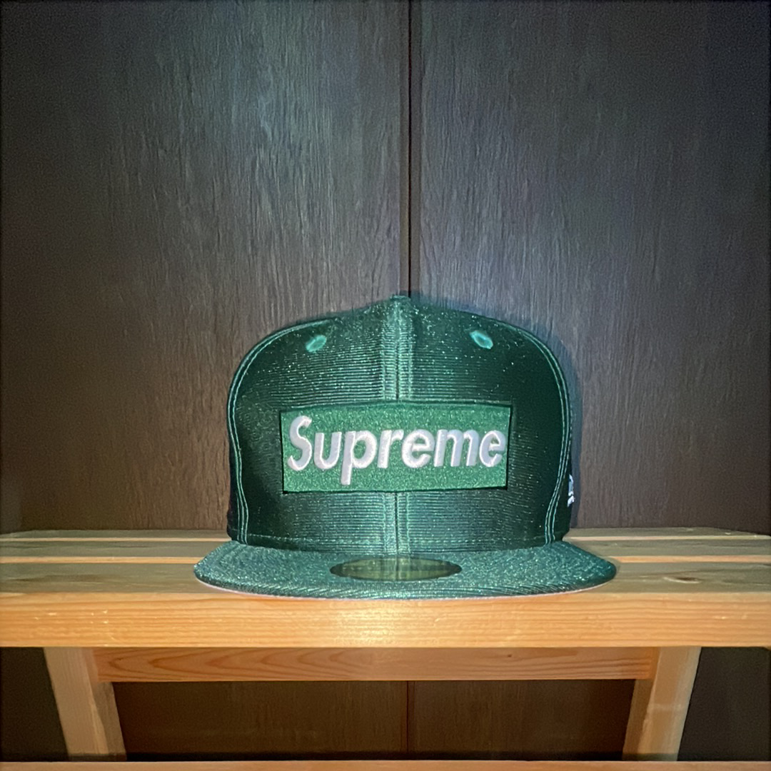 Supreme Dazzle Box Logo New Era (16SS) "Green"