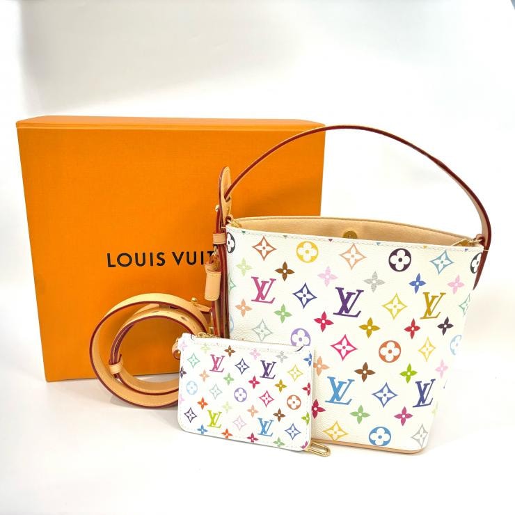 LOUIS VUITTON LV×TM 村上隆 オールインBB ショルダーバッグ M13089 鑑定済み 正規品 ルイ・ヴィトン