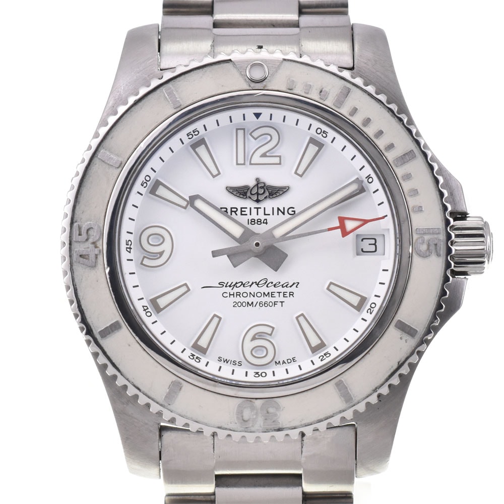ブライトリング BREITLING A17316 スーパーオーシャン36 自動巻き レディース 良品 保証書付き O#145541