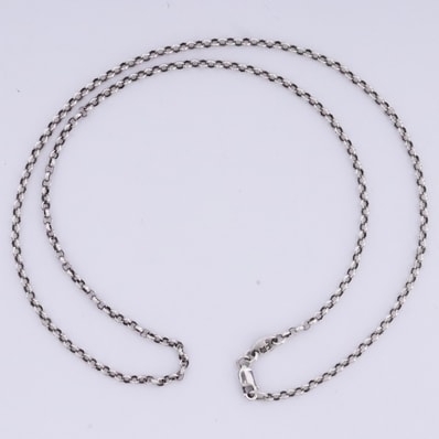 Chrome Hearts Roll Chain Necklace "Silver"