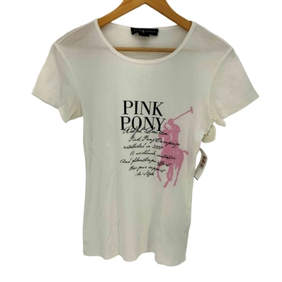 USA製 PINKPONY ビックポニープリント クルーネック S/S T シャツ【1143111420868】