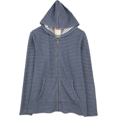 古着 リーバイス Levi's ボーダー柄 スウェットフルジップパーカー メンズL相当/eaa673981