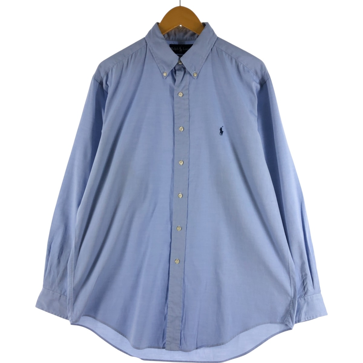 古着 ラルフローレン Ralph Lauren YARMOUTH 長袖 ボタンダウンシャツ メンズL相当/eaa540715
