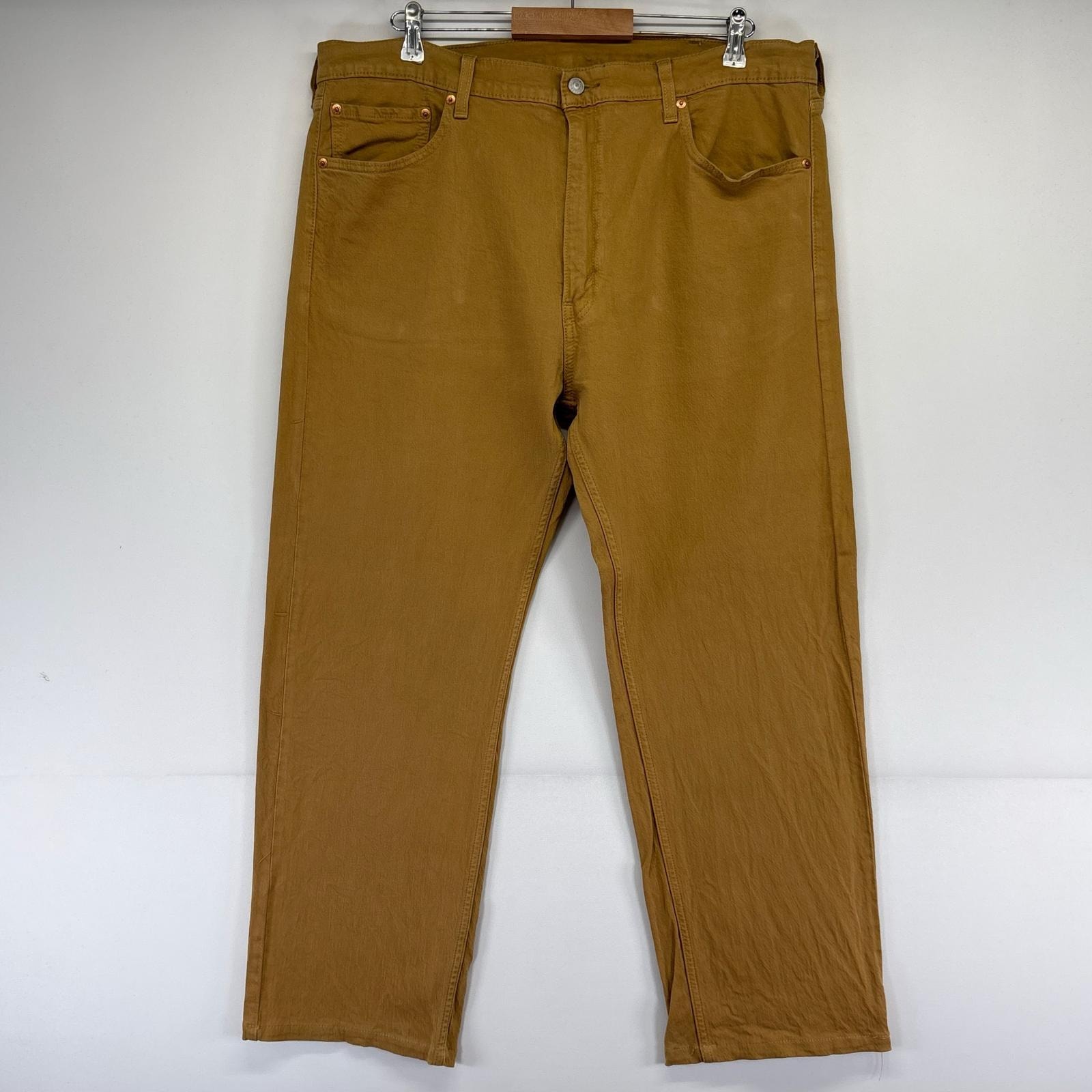 古着 リーバイス Levi's パンツ 505 ストレート Gパン 大きいサイズ カラー W40×L32  ブラウン系 メンズ