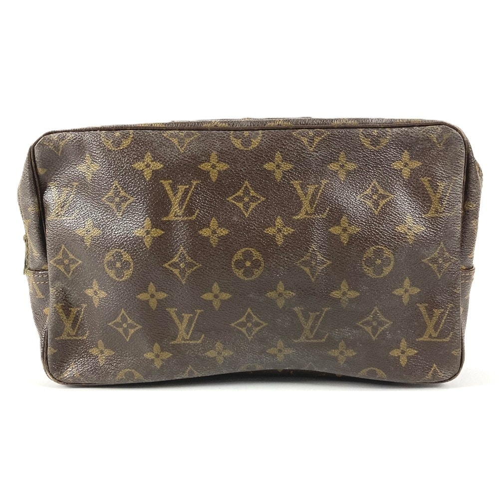 ルイヴィトン LOUIS VUITTON トゥルーストワレット28 トゥルーストワレット 28  M47522  モノグラム メイクポーチ 化粧ポーチ クラッチバッグ セカンドバッグ 化粧ポーチ モノグラムキャンバス ブラウン