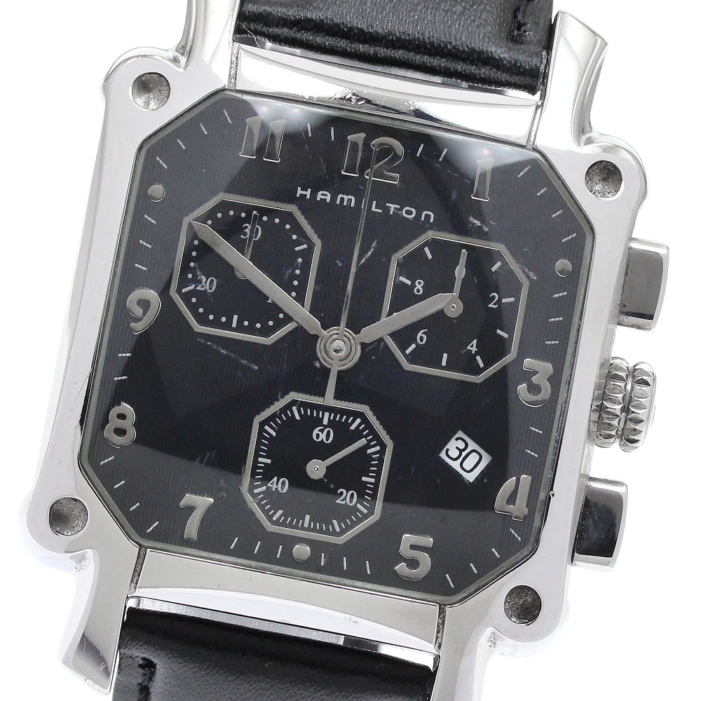 ハミルトン ロイド クロノグラフ デイト H194120 メンズ 【中古】