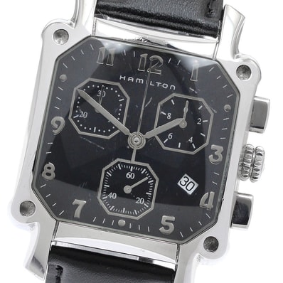 ハミルトン ロイド クロノグラフ デイト H194120 メンズ 【中古】