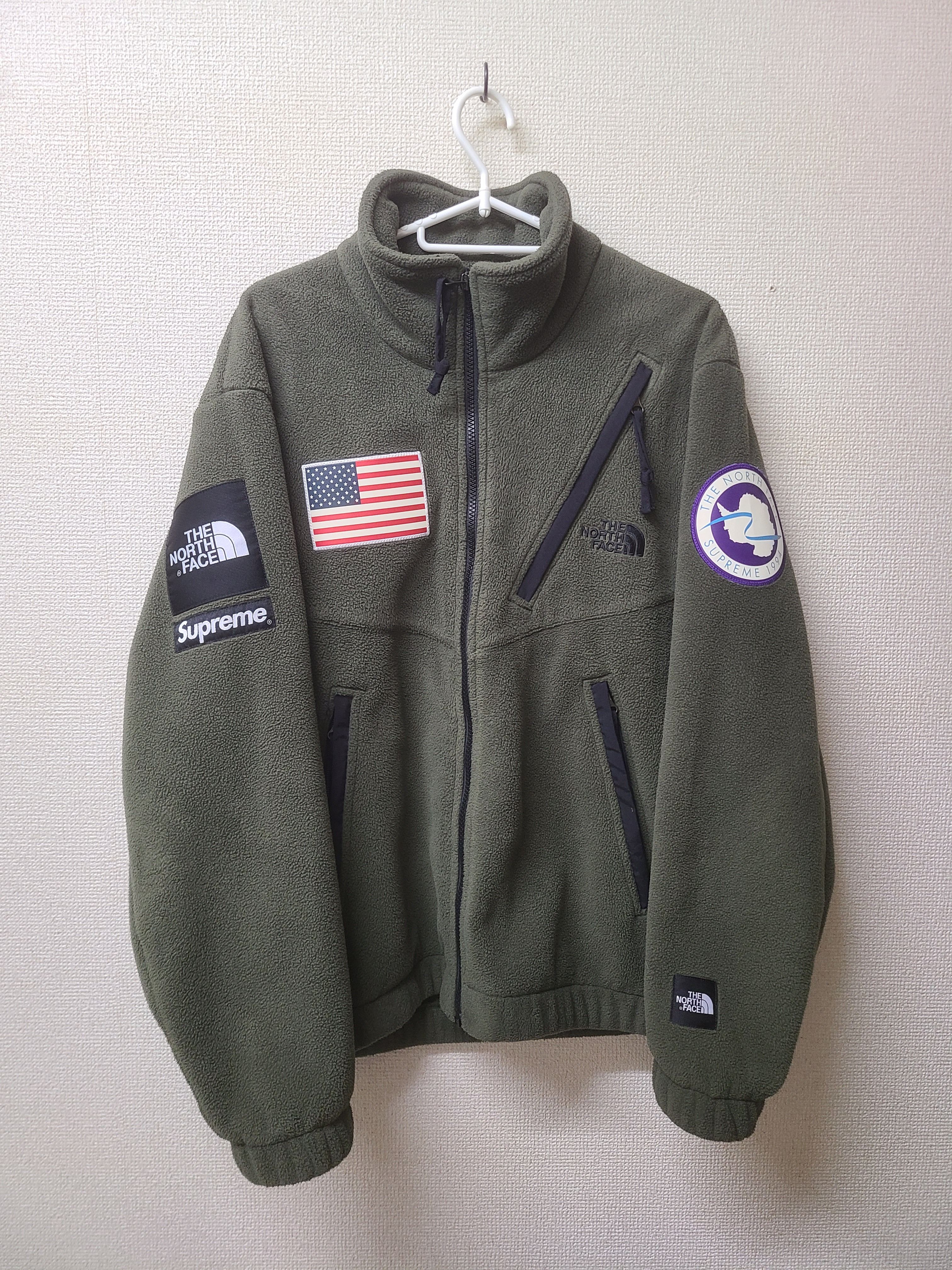 Supreme x The North Face Polartec Fleece Jacket "Olive"
