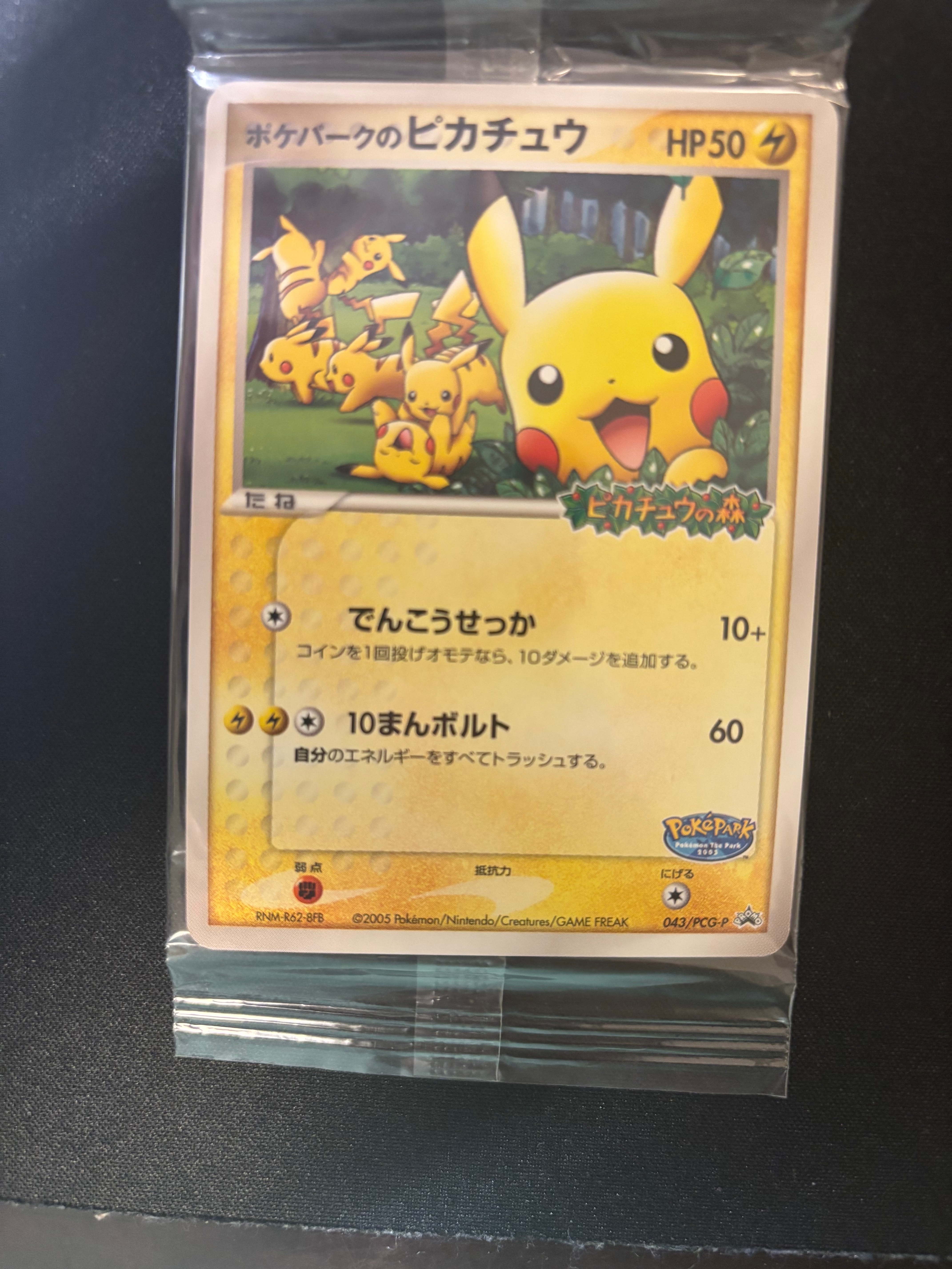 ポケパークのピカチュウ P [PCG-P 043](プロモーションカード「ポケパーク ルギアのくるくるシップ」)