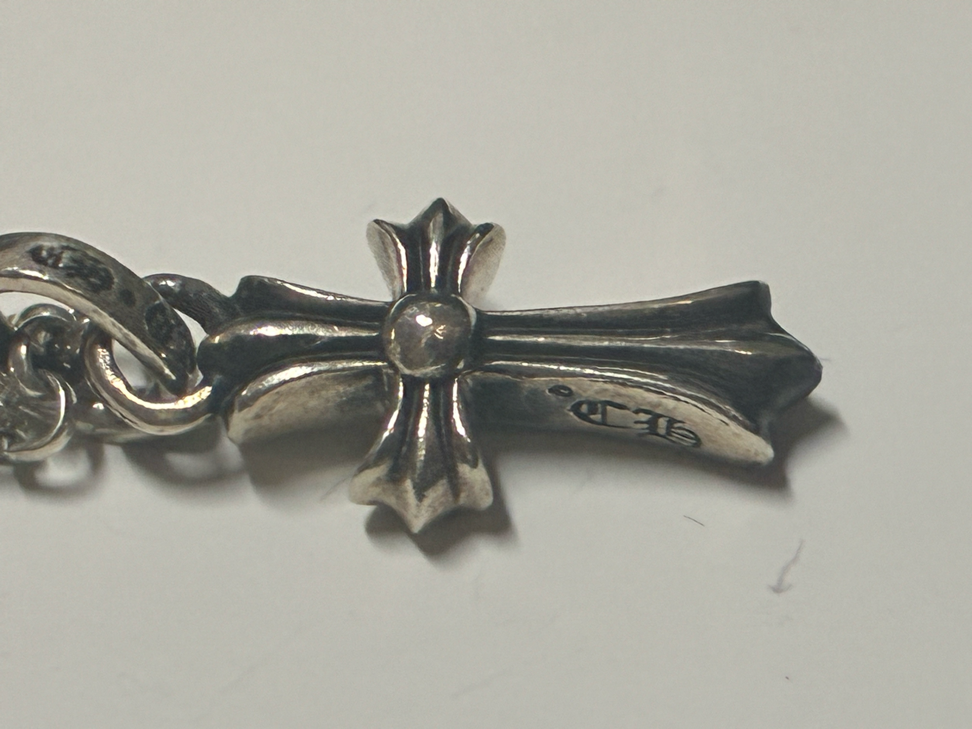 Chrome Hearts Cross Baby Fat Charm "Silver"