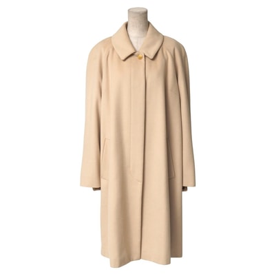■美品■Burberrys バーバリーズ ヴィンテージ ステンカラーコート サイズ15ABR 90’S アンゴラ混 ロングコート ブランド古着【中古】20251111/RA6577