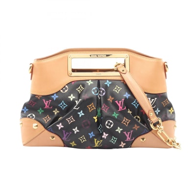 ルイ・ヴィトン LOUIS VUITTON ジュディMM モノグラムマルチカラー ノワール 2WAY ハンドバッグ バッグ PVCコーティングキャンバス レザー モノグラム・マルチカラー ノワール レディース ブラック系 M40256 【中古】