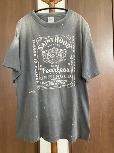 SAINT Mxxxxxx x NEIGHBORHOOD SS Tee STHD.FEARLESS "Black" 25119SMN-CSM03S / SM-HR8-0000-C70