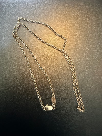 Chrome Hearts Roll Chain Necklace "Silver"