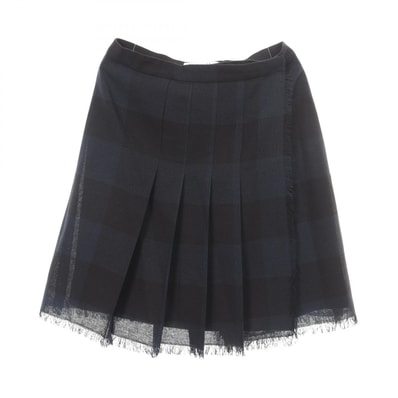 ディオール Dior スカート 衣料品 ボトムス ウール レディース ネイビー系 / ブラック系 【中古】