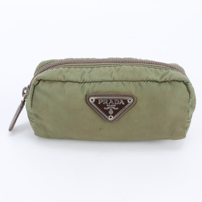 ■美品 プラダ テスート ナイロントライアングルロゴポーチ