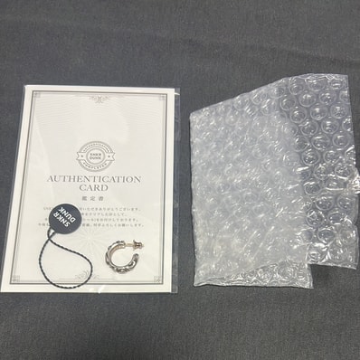 Chrome Hearts Hoop Scroll 1 Earrings "Silver"