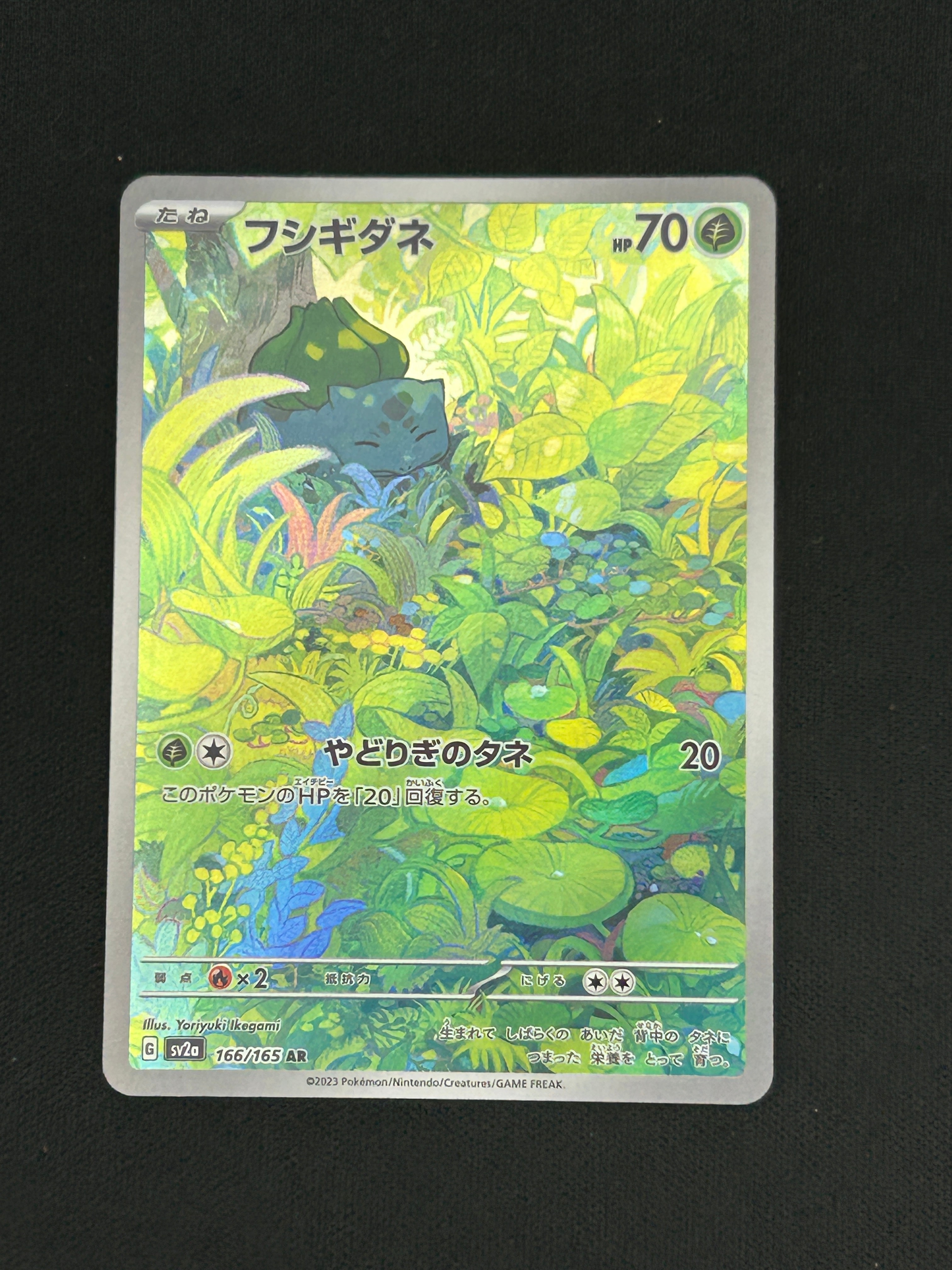 フシギダネ AR[SV2a 166/165](強化拡張パック「ポケモンカード151」)