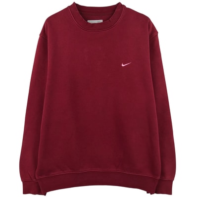 古着 00年代 ナイキ NIKE ワンポイントロゴスウェットシャツ トレーナー メンズL相当/eaa611216