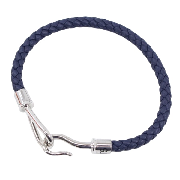 HERMES 新品未使用品♡レザーブレスレット（ジャンボH） ネイビー A+ (新品・未使用(ワケあり))】【新品】エルメス ジャンボH
