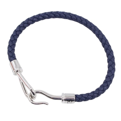 【新品】エルメス ジャンボH ブレスレット ネイビー シルバー金具 スイフトレザー T5 レディース メンズ HERMES ブランド 定番 人気 プレゼント ギフト ファッションアイテム アクセサリー オシャレ
