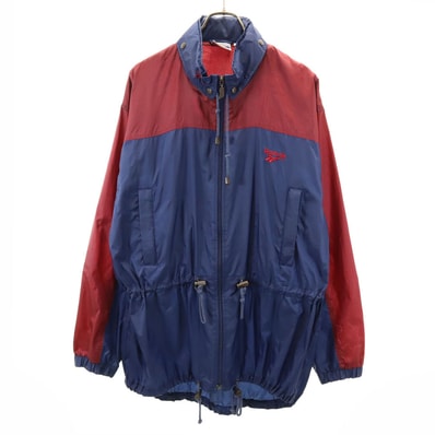 Reebok リーボック 90s ナイロンジャケット L ネイビー 他 オールド