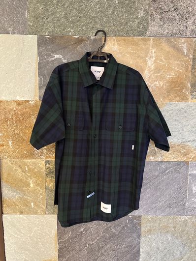 Wtaps WCPO / SS / COTTON. BROADCLOTH. TEXTILE "Green"