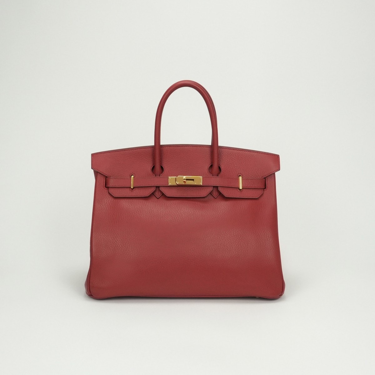 エルメス HERMES バーキン35 バーキン 35 バッグ トートバッグ アルデンヌ ルージュヴィフ Rougevif レッド Red 赤 ゴールド金具 ハンドバッグ