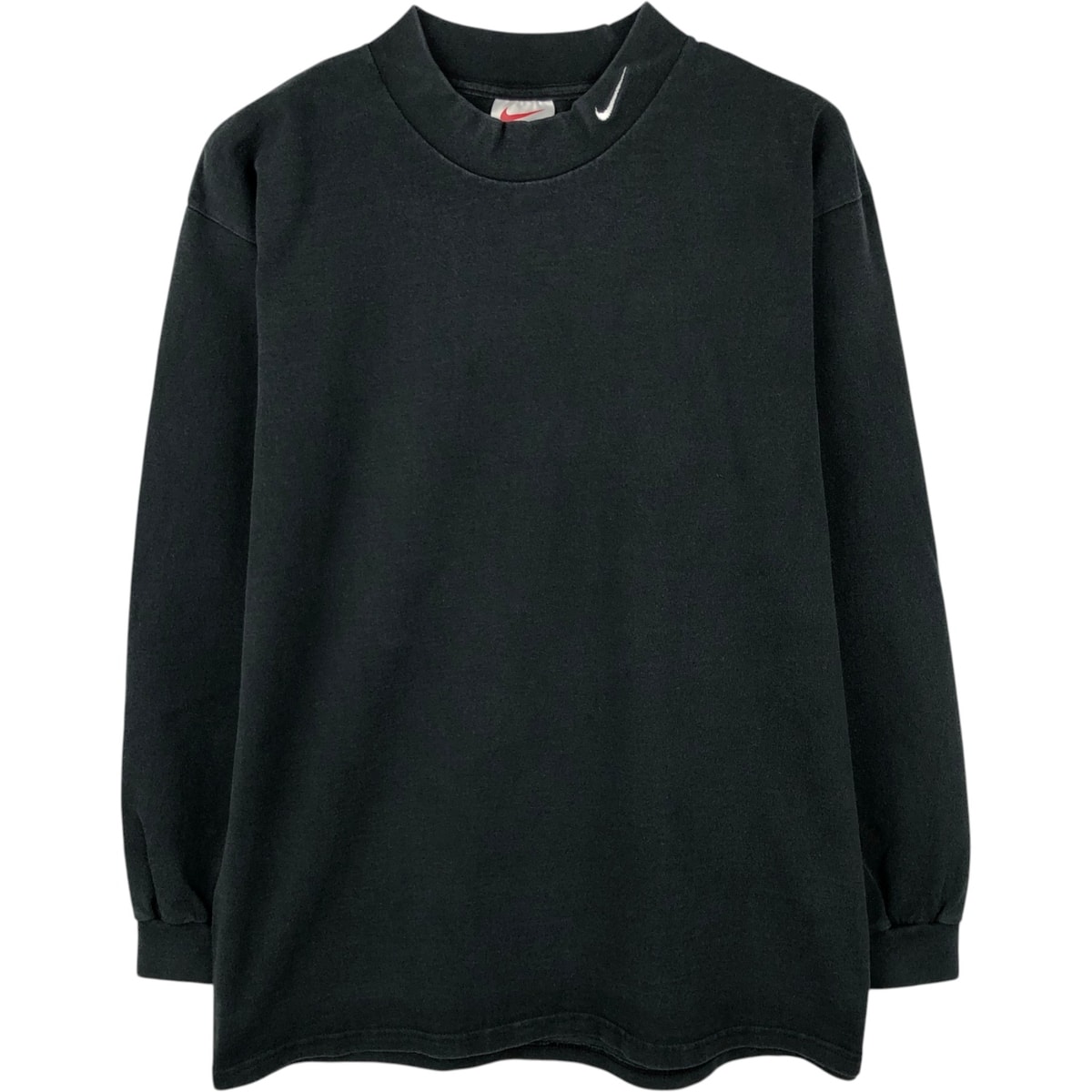古着 90年代 ナイキ NIKE モックネック ロングTシャツ ロンT USA製 メンズL相当 ヴィンテージ/eaa652939