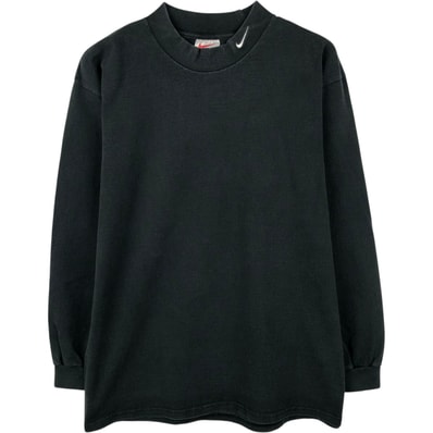 古着 90年代 ナイキ NIKE モックネック ロングTシャツ ロンT USA製 メンズL相当 ヴィンテージ/eaa652939