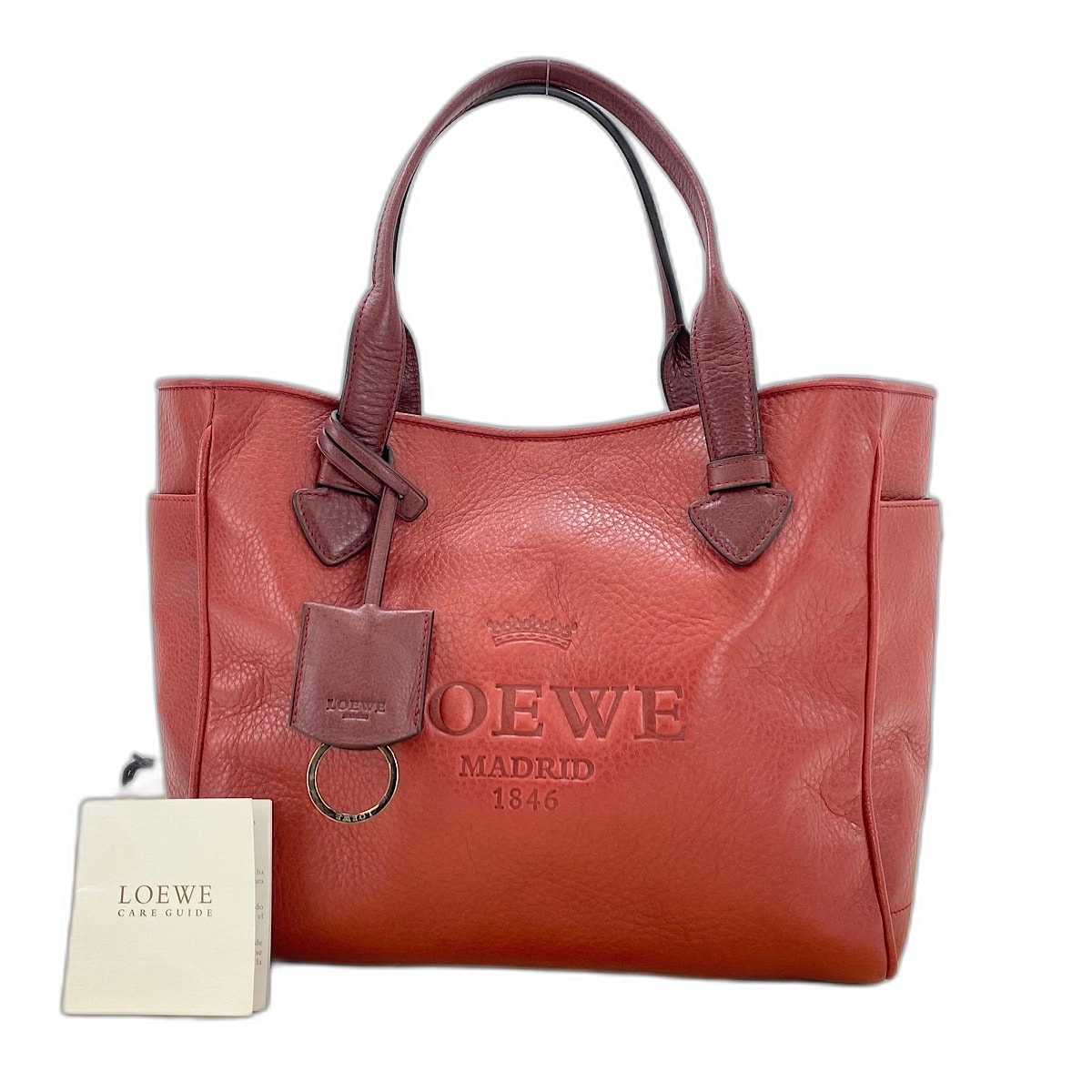 ロエベ LOEWE ヘリテージ ハンドバッグ レザー【中古】