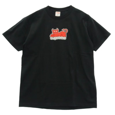 Supreme シュプリーム 24SS × Toy Machine トイマシーン Devil Cat Tee デビルキャット Tシャツ 半袖カットソー ブラック系 M【極上美品】【中古】